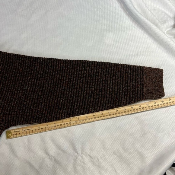 Hart Schaffner Marx Brown V Neck Wool Blend Sweater Sz XL Men - Picture 7 of 8